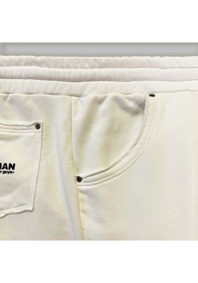 ШОРТИ чоловічі Оверсайз МОЛОЧНІ